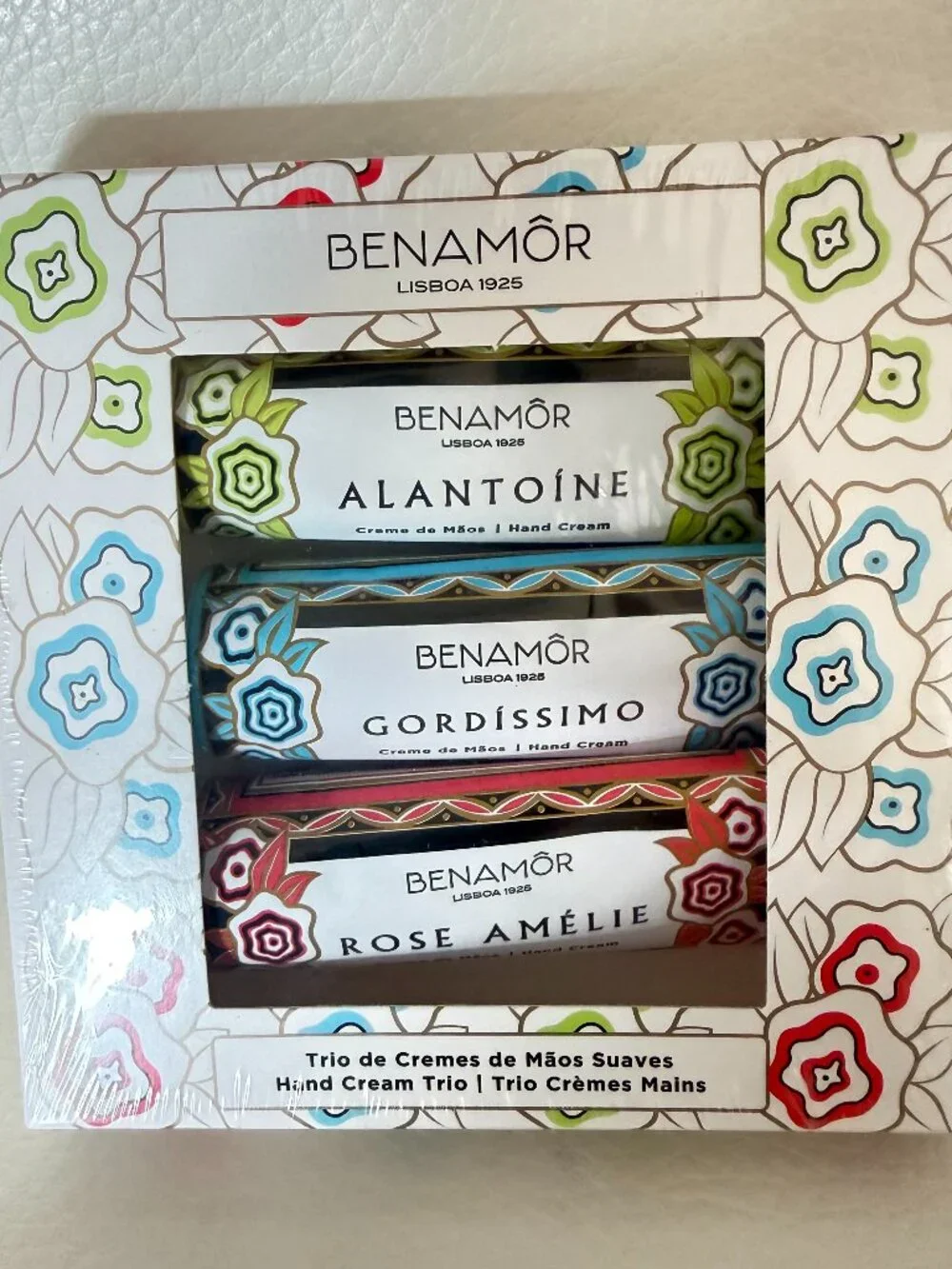 BENAMOR HAND CREAM TRIO , ALANTOINE , GORDISSIMO , ROSE AMELIE , PORTUGESE